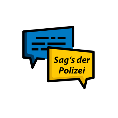 Logo Sag's der Polizei