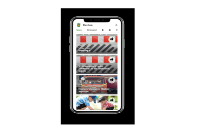 Abbildung der Calden App
