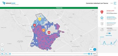 Smart Village Liederbach - Starkregen & Pegel